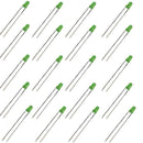 3mm Green LED with Diffused Lens