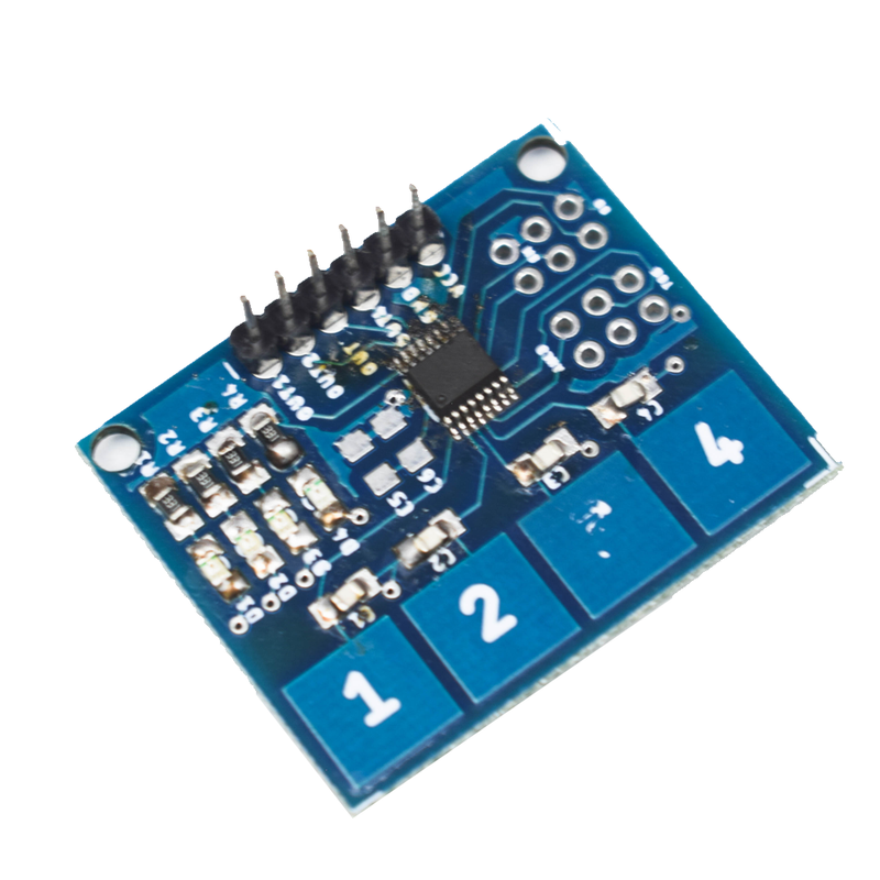 TTP224 4-Channel Capacitive Touch Sensor/Switch Module