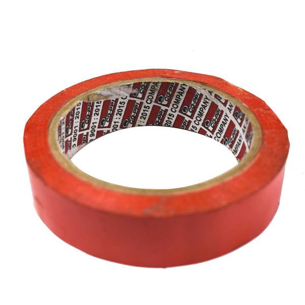 1 Inch Single-Sided Red Polyester Tape (50 meter)