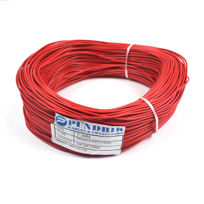 20 AWG Twisted Hookup Wire (7/0.2mm) 100 meter