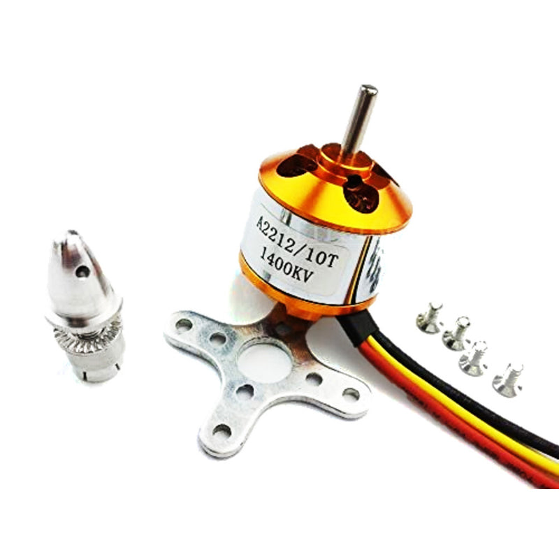 Buy A2212/10T - 1400KV BLDC Brushless Motor from HNHCart.com. Also browse more components from BLDC Motor category from HNHCart