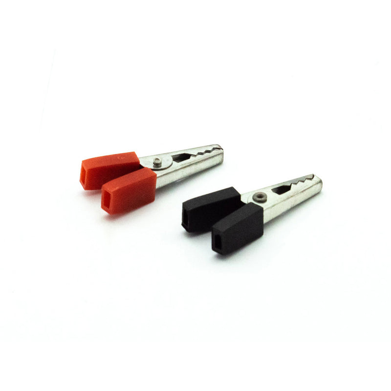Shop Alligator Clip Red and Black Pair