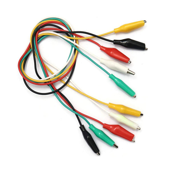 Buy Electrical Alligator Clips with Wires Test Leads Sets (Pack of 5) from HNHCart.com. Also browse more components from Power & Interface Connectors category from HNHCart