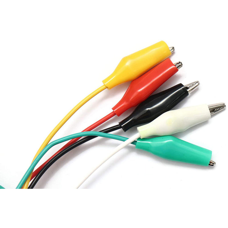 Buy Electrical Alligator Clips with Wires Test Leads Sets (Pack of 5) from HNHCart.com. Also browse more components from Power & Interface Connectors category from HNHCart
