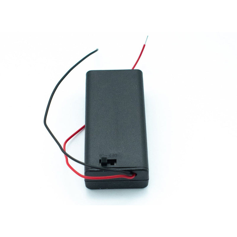 Order Battery Holder for 2 x 1.5V AA Cell with Cover and On-Off Switch