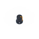 Buy Black & Orange Plastic Knob for 6mm Knurled Shaft Potentiometer from HNHCart.com. Also browse more components from Potentiometer Knobs category from HNHCart