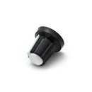 Buy Black & White Plastic Knob for 6mm Knurled Shaft Potentiometer from HNHCart.com. Also browse more components from Potentiometer Knobs category from HNHCart