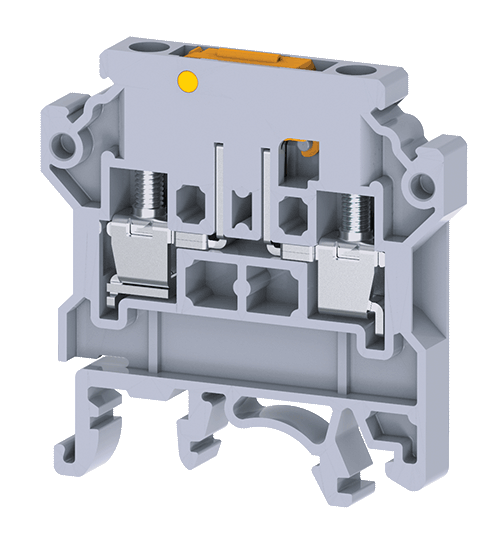 Connectwell CKT4U 4 sq. mm Knife Disconnect Screw Clamp Terminal Block