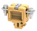 Connectwell CTS35L 50 sq mm Feed Thru Bolt/Nut Melamine Terminal Block