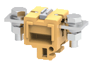 Connectwell CTS95L 95 sq mm Feed Thru Bolt/Nut Melamine Terminal Block