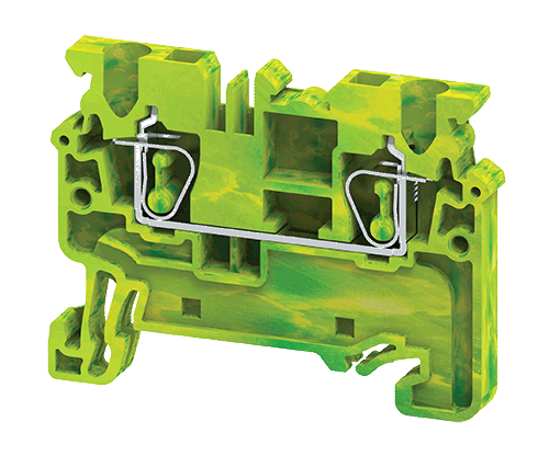 Connectwell CXG2.5 2.5 sq.mm Spring Clamp Grounding Terminal Block