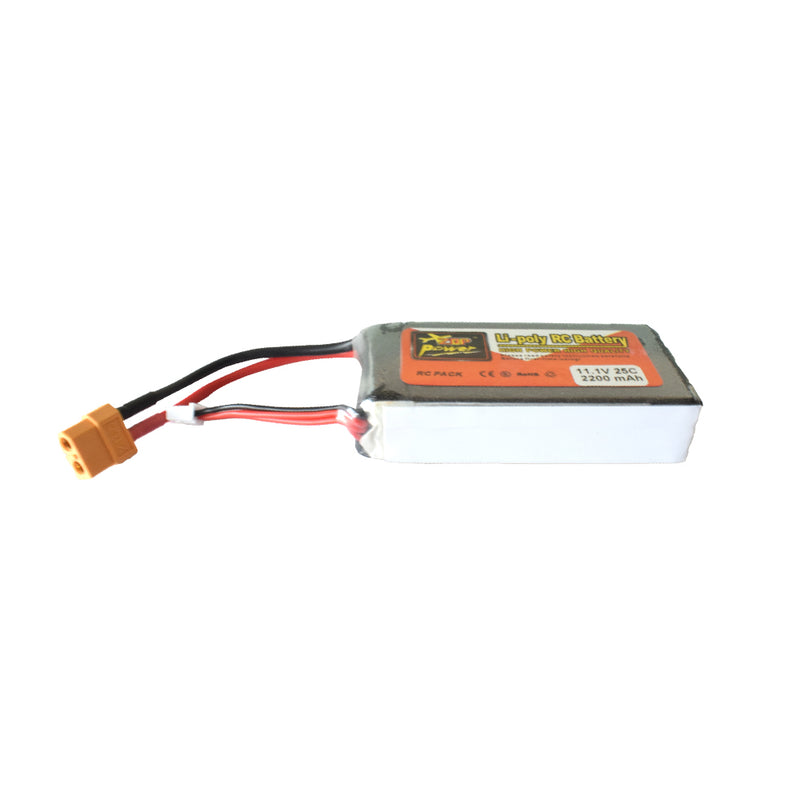 11.1V 2200mAh 3S 25C Lithium Polymer Battery