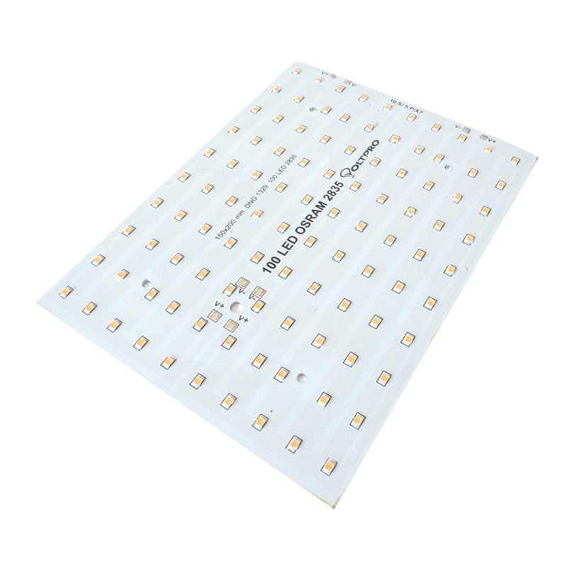 100W Warm White 150mm x 200mm Metal Core LED PCB For Street Light/Flood