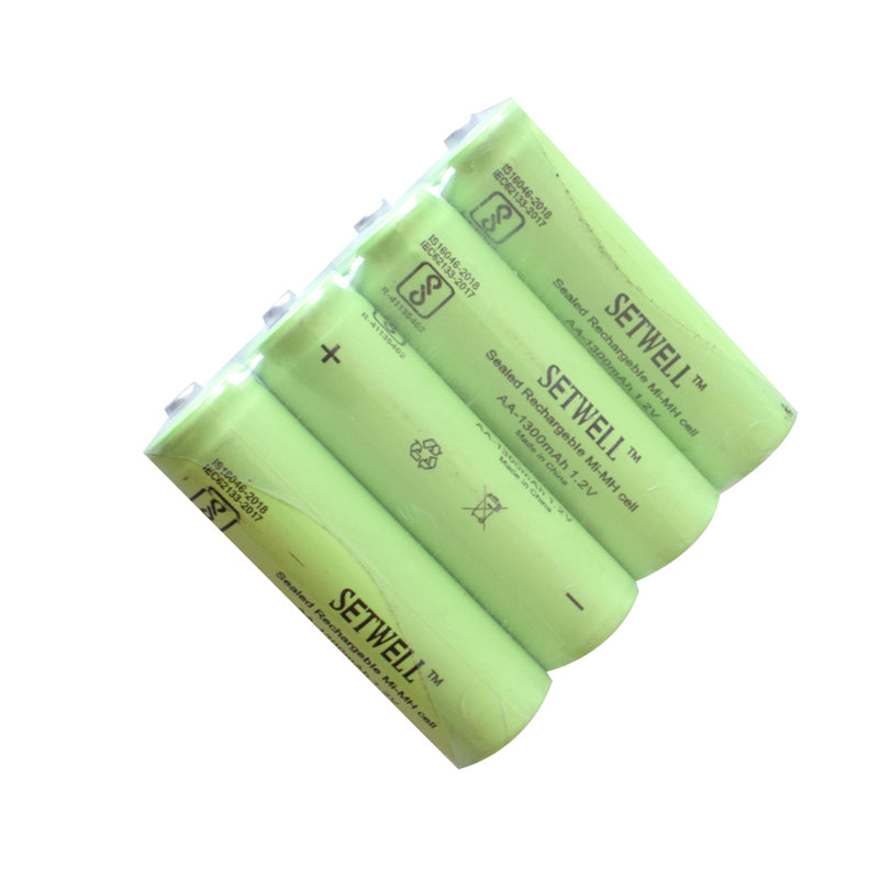 AA 1300mAh 1.2V Sealed Rechargeable Mi-MH Cell