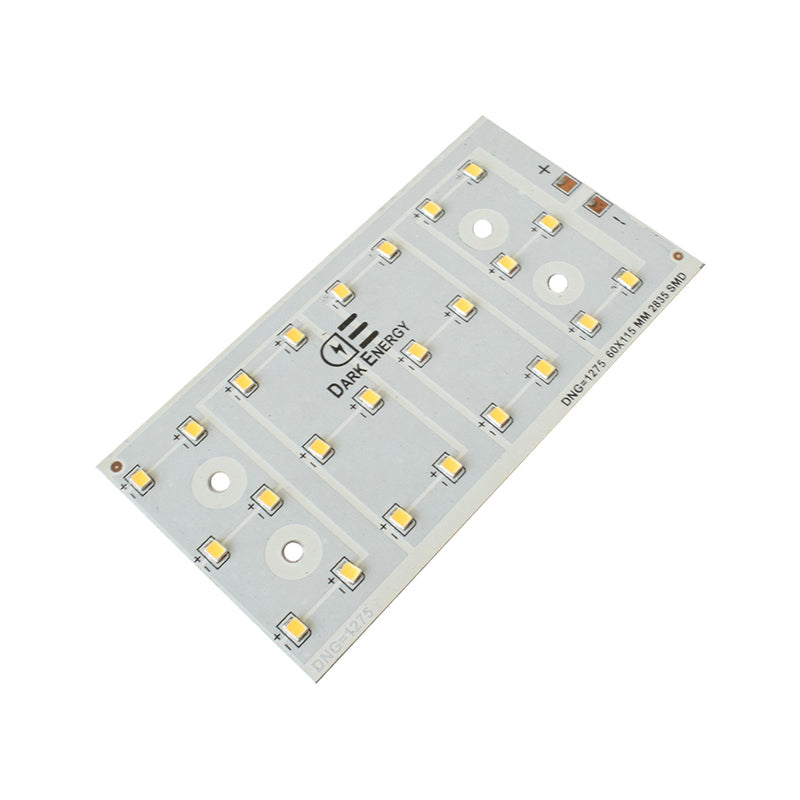 24W White 60mmx115mm Metal Core LED PCB For Street/Flood Lighting