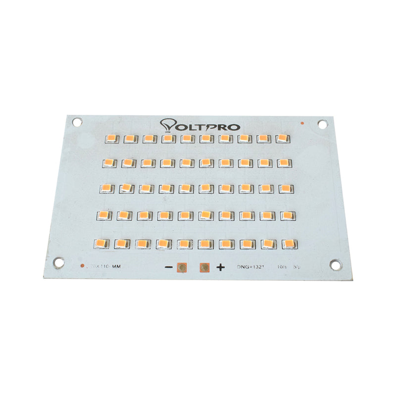 50W Warm White 110mm x 70mm Metal Core LED PCB For Flood/Street Lighting