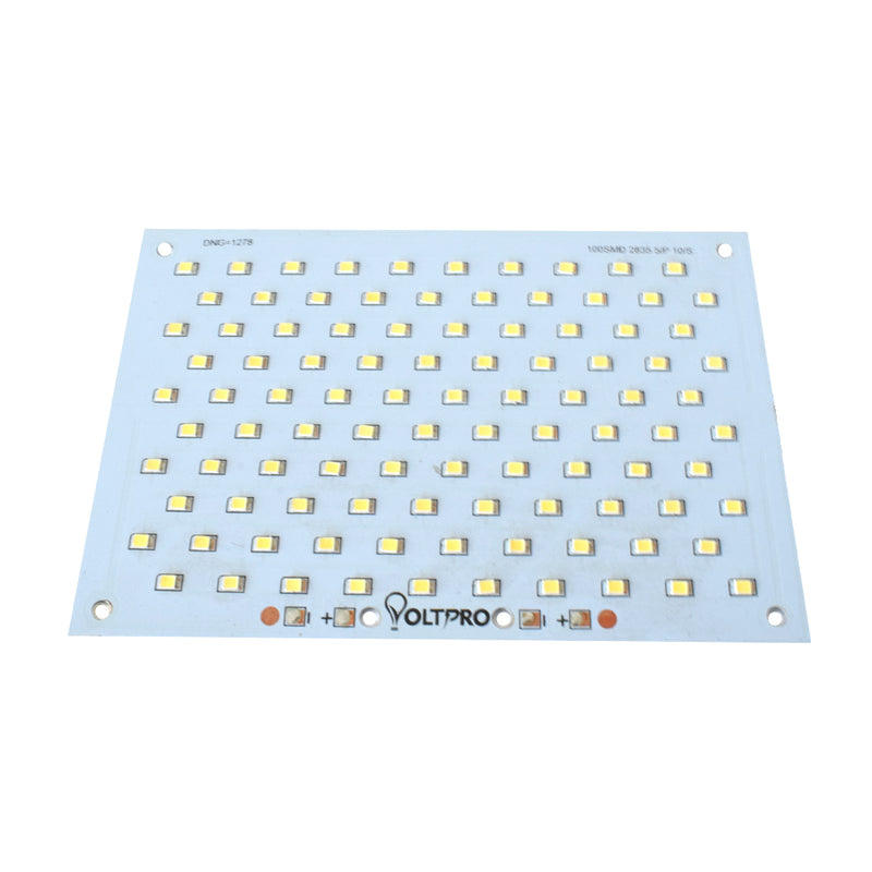 100W White 150mm x 100mm Metal Core LED PCB For Flood/Street Lighting