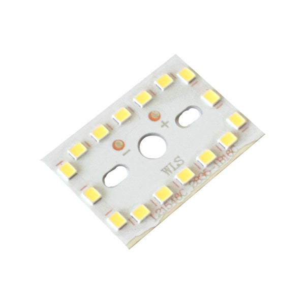 15W White 38mm x 27mm Metal Core LED PCB