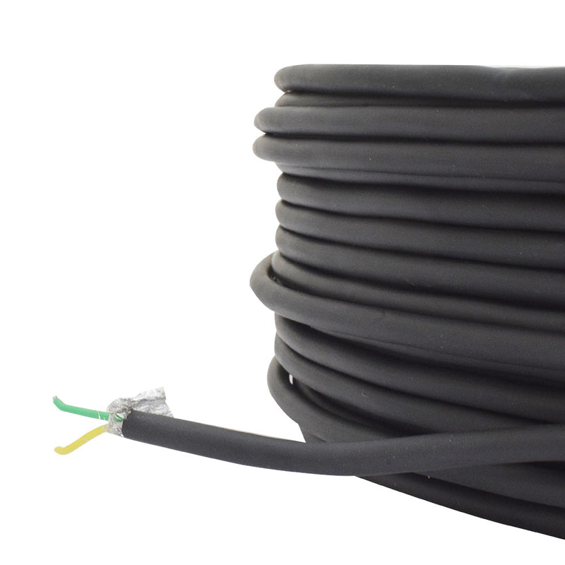 2 Core 16/.2mm Shielded Round Cable (1 Meter)