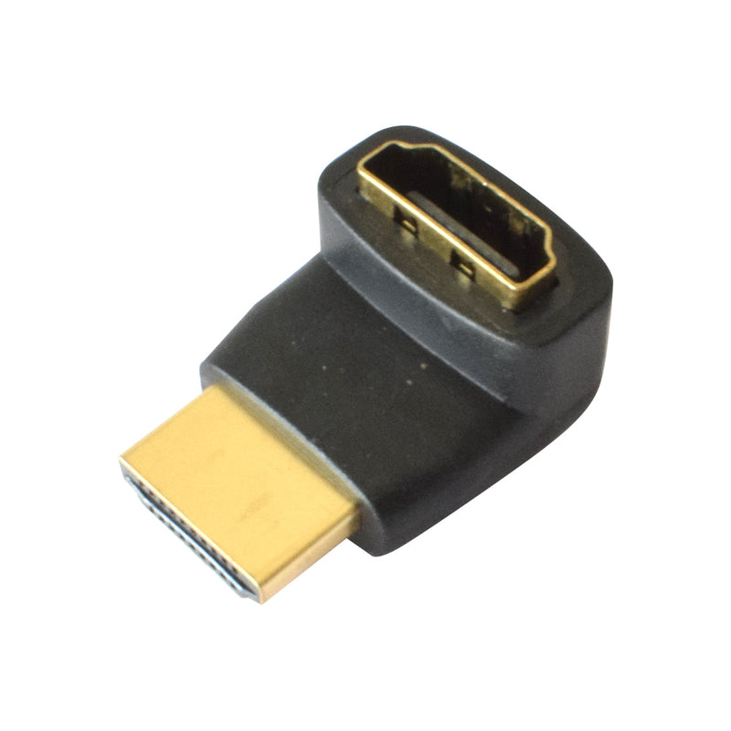 Male HDMI to Female HDMI Port Adapter L-Shape