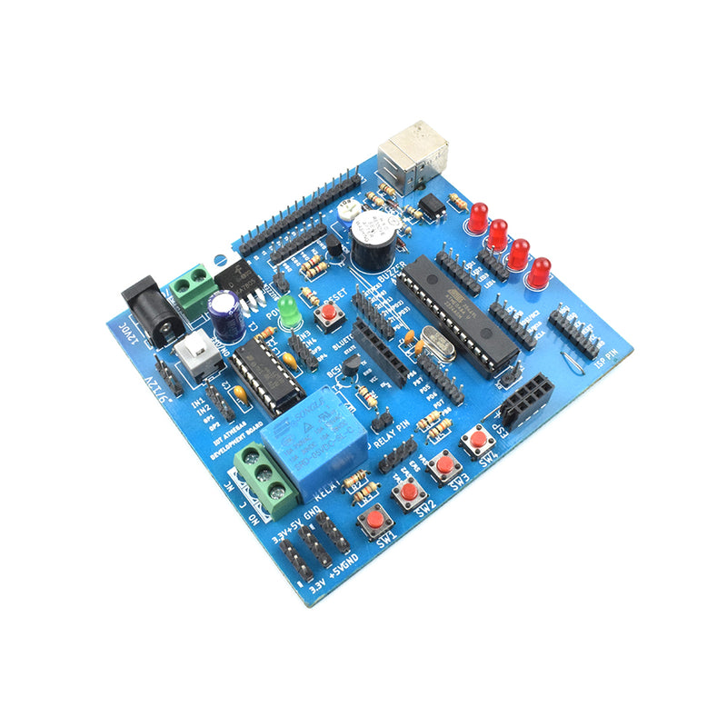 ATMega8A IoT Learning Development Board Kit With Relay (Bootloader)