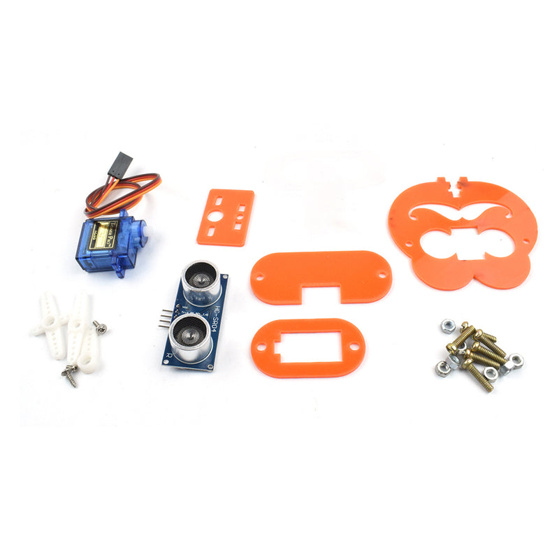 Ultrasonic Sensor with Servo Motor and Cartoon Kit