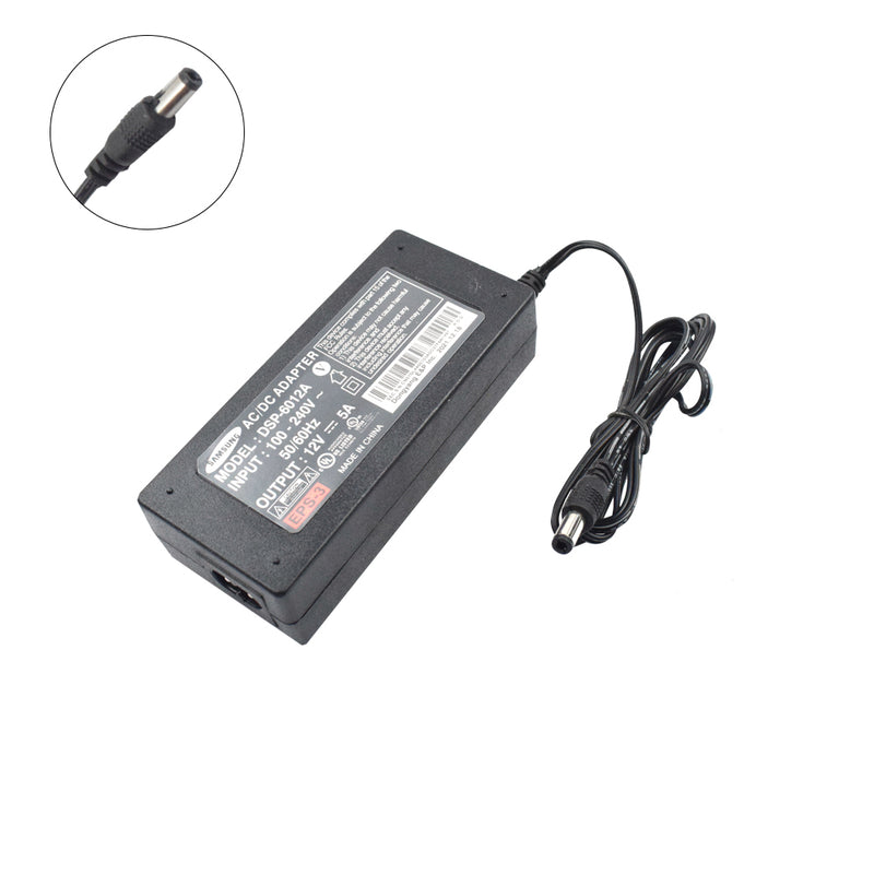 12V 5A AC-DC Power Supply Adapter
