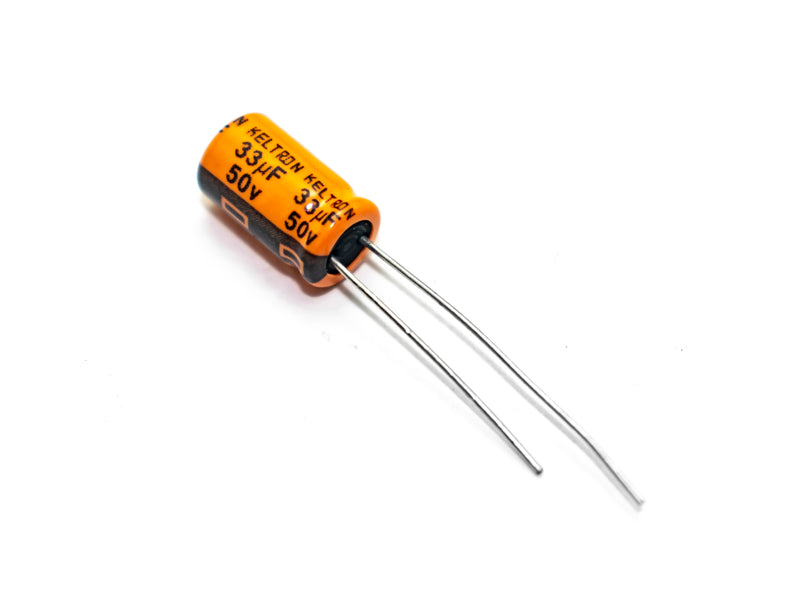 Keltron 33µF 50V Electrolytic Capacitor