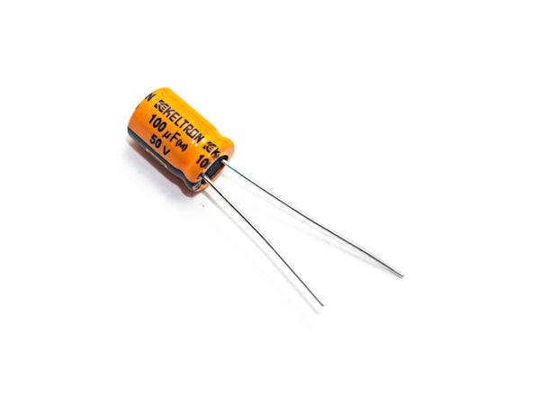 Keltron 100µF 50V Electrolytic Capacitor