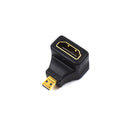 Micro HDMI Male to HDMI Female L Shape Adapter/Connector