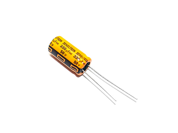 Keltron 330µF 50V Electrolytic Capacitor