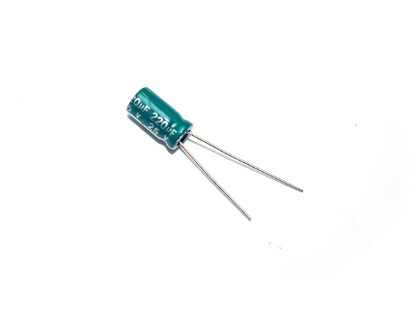 220µF 25V Electrolytic Capacitor