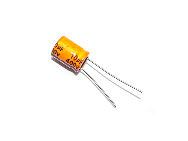 10µF 400V Electrolytic Capacitor