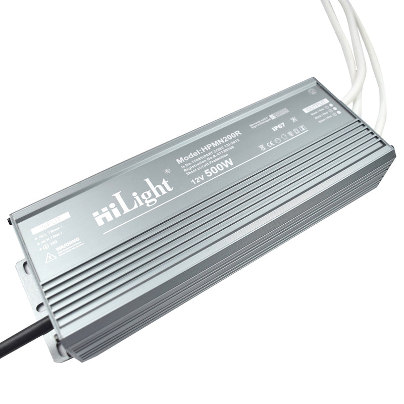 HiLight 12V 500W IP67 Water Proof LED Driver Power Supply