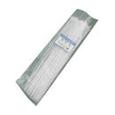 300 x 3.2 mm White Nylon Zip Tie