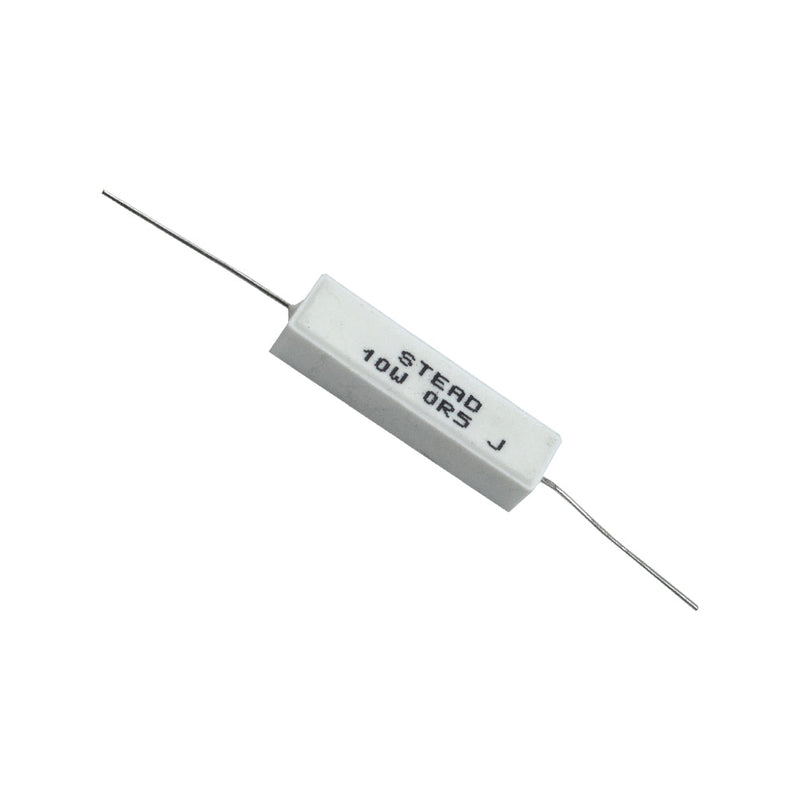 Stead 0.5 Ohm 10W 0R5 Wire Wound Resistor