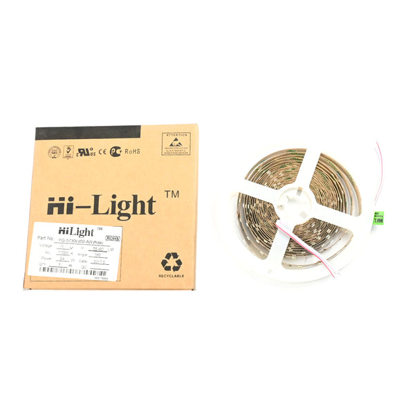 HiLight 12V 34W White 5 Meter LED Strip in 5730 Package