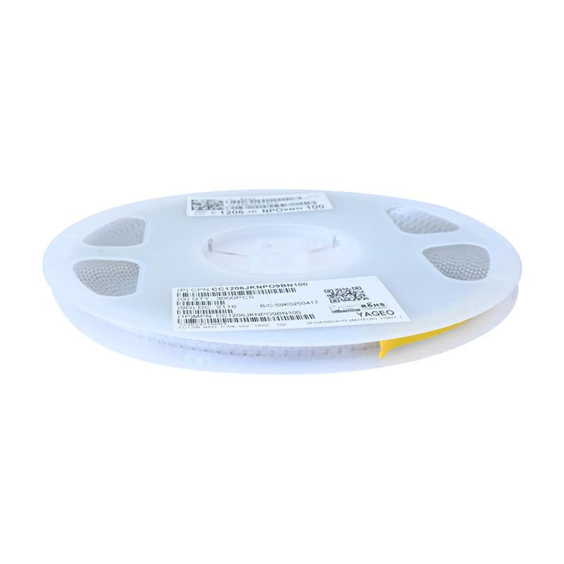 YAGEO 10pf 0.01nf 50V 1206 SMD Capacitor (Pack of 3000)