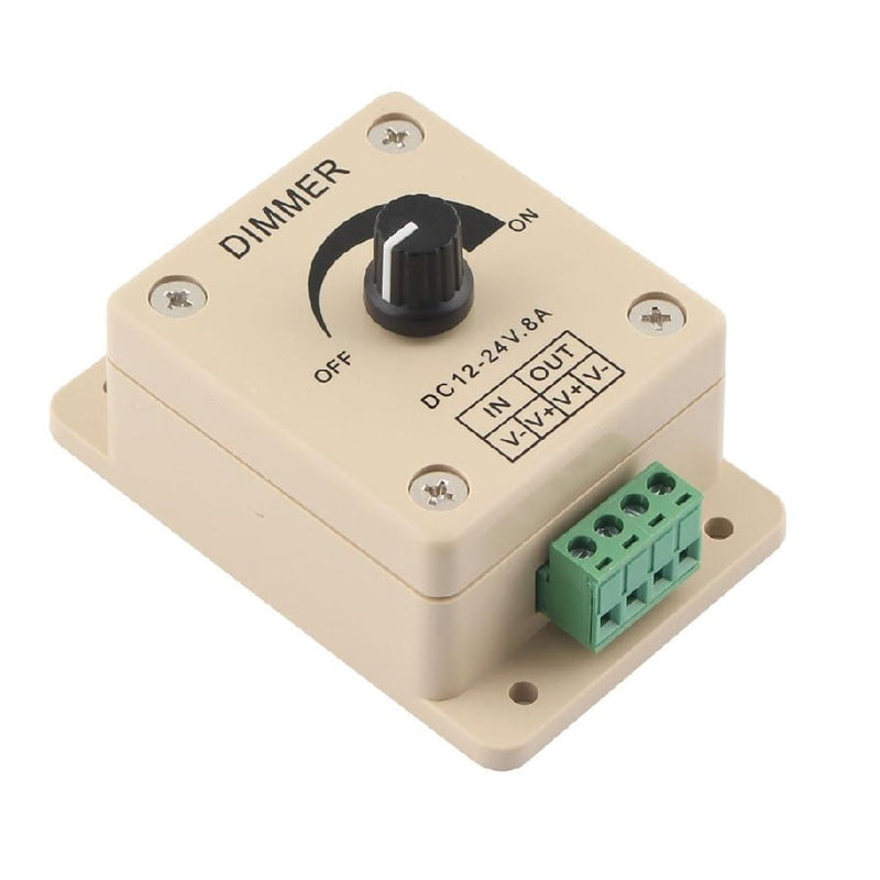 12V-24V 8A Adjustable Dimmer Switch For Single LED Strip