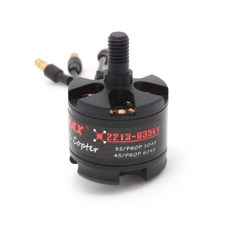 EMAX MT2213 935KV Brushless DC Motor Black Cap (CW Motor Rotation) With Prop1045 Combo