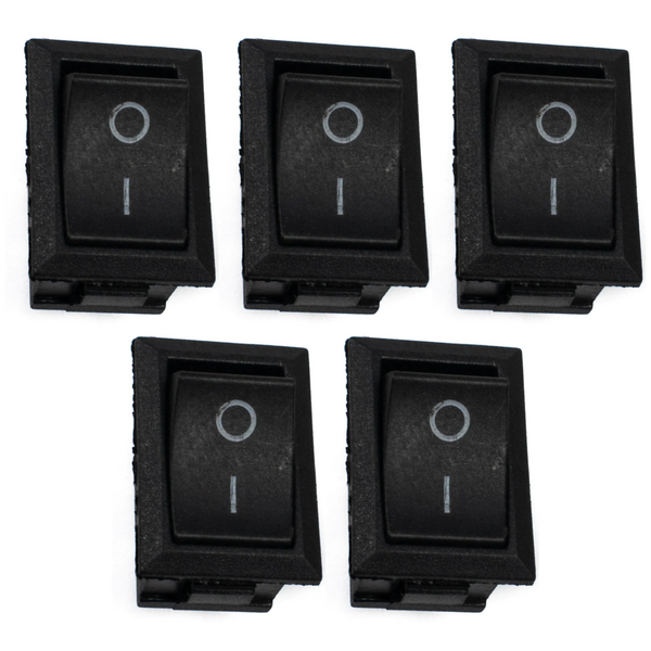 KCD1 6A 250V AC SPST ON-OFF Rocker Switch with Copper Contacts
