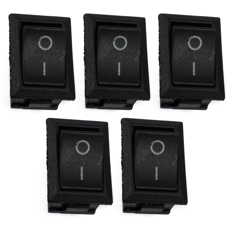 KCD1 6A 250V AC SPST ON-OFF Rocker Switch with Copper Contacts