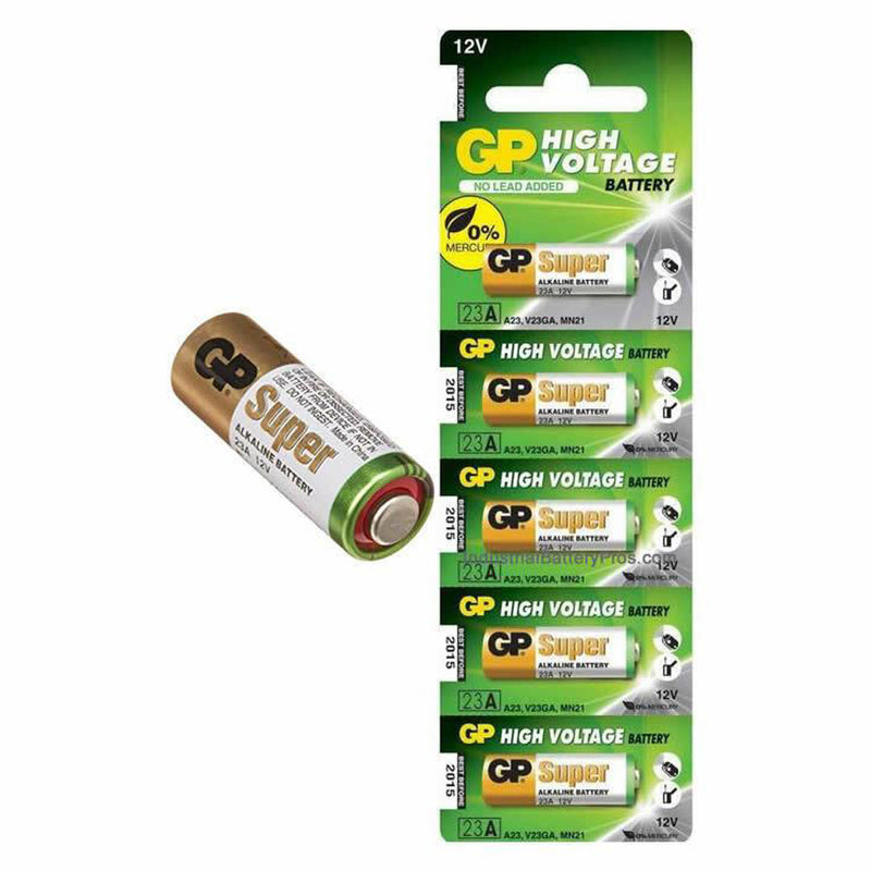 GP High Voltage Alkaline Batteries 23A SUPER 23AE-2C5