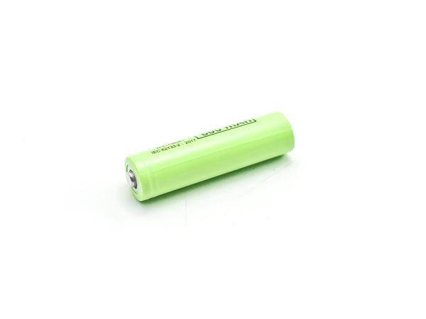 3.7V 600mAh 14500 Lithium-Ion Battery with Tip Top