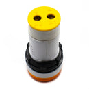 240V AC Panel Mount Yellow LED Light Indicator