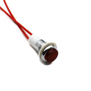 12mm AC Red Indicator Light with Wire