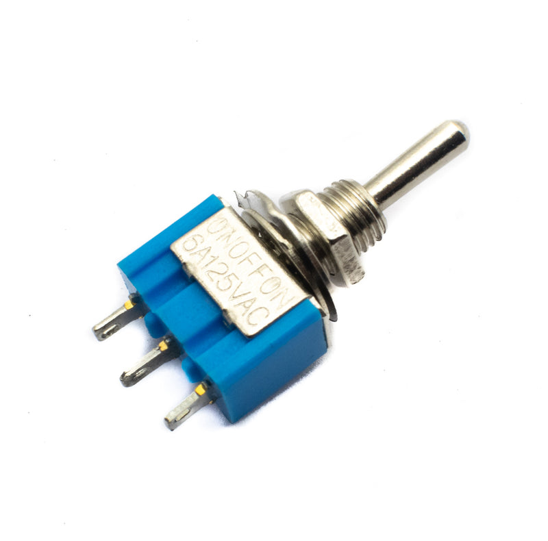 3A 250V SPDT Toggle Switch ON-OFF-ON 3 Pins
