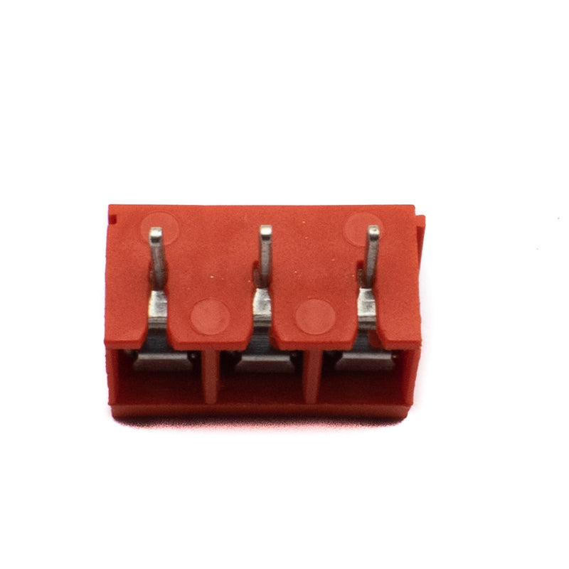 3 Pin Screw Type PCB Terminal Block - 5mm Pitch RED