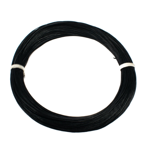 28 AWG Multi-Strand Teflon Wire 28/7/36 (Black) 1 Meter