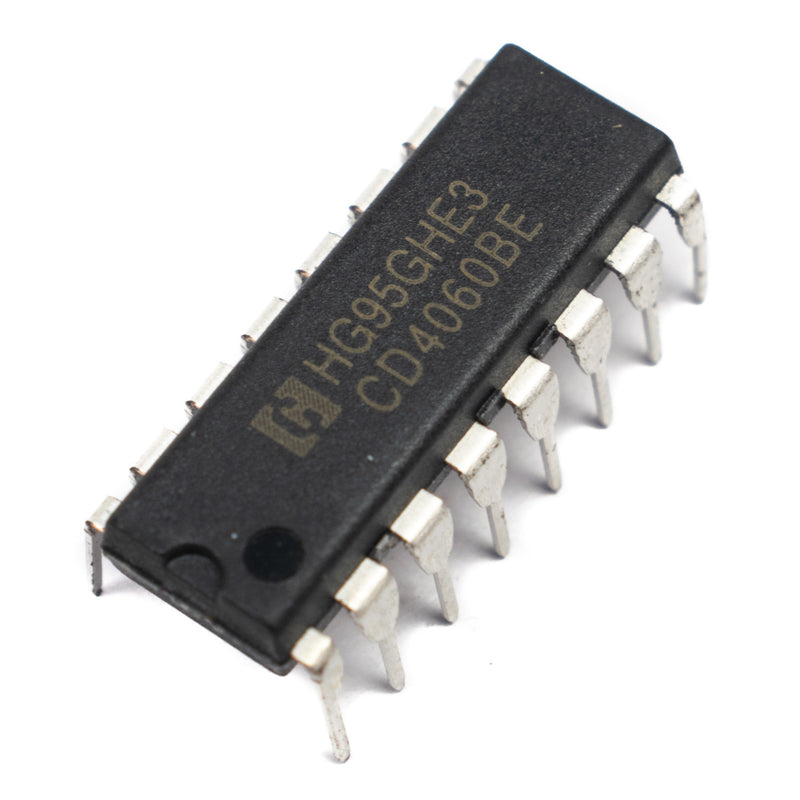 CD4060 CMOS 14-Stage Ripple-Carry Binary Counter/Divider and Oscillator